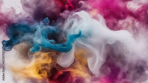 abstract smoke colorful background