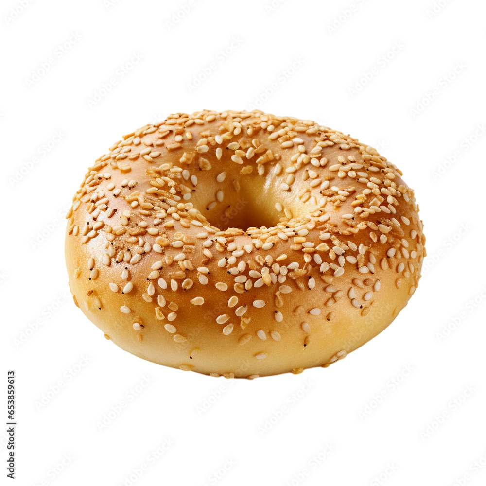 bagels with sesame seeds isolated on transparent background bagels with sesame seeds isolated on transparent background