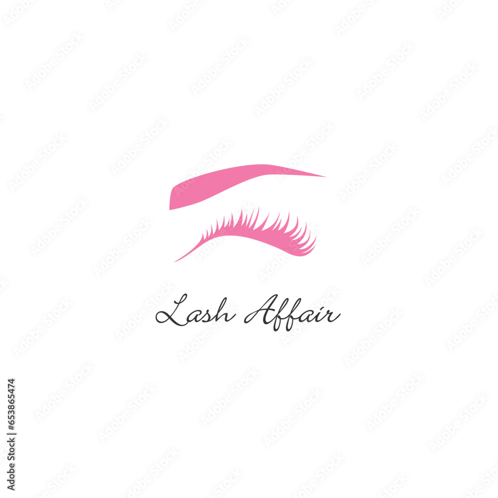 Creative Professional Trendy Eyelashes Logo Design, Editable Vector Format Creative Professional Trendy Eyelashes Logo Design, Editable Vector Format