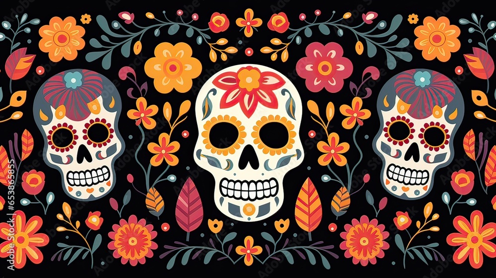 Day of the Dead Background Day of the Dead Background