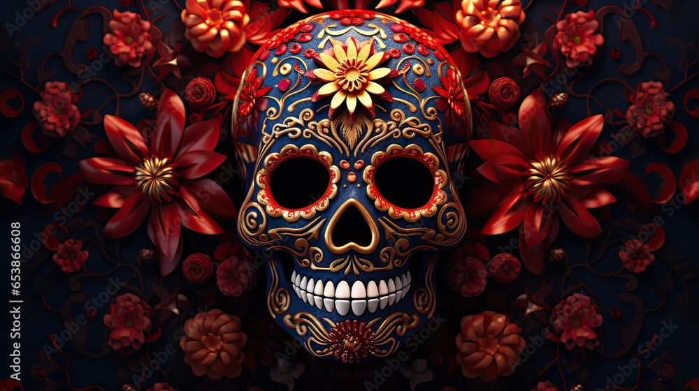 Sugar Skull for Day of the Dead