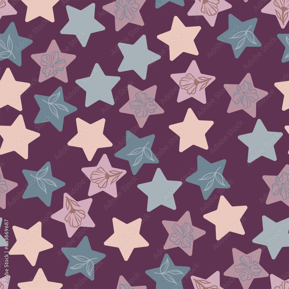 seamless pattern of stars of different colors. Wallpaper. gift paper. Simple pattern, Stationery. Vector illustration. seamless pattern of stars of different colors. Wallpaper. gift paper. Simple pattern, Stationery. Vector illustration.