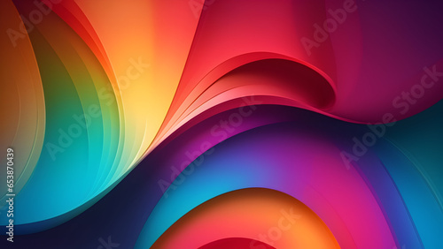 3d colorful background. 3d colorful vibrant background 44. generative ai