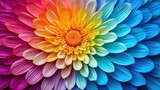 Dahlia petals macro. Floral abstract background. Generative AI. Illustration for for banner, poster, cover, brochure or presentation.