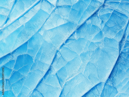 Wallpaper Mural Cracked ice of bright blue color, background. Torontodigital.ca