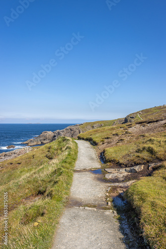 Ballyhillin, Ireland - September 1 2023 "Wild Atlantic Way scenic road, Mailin Head"