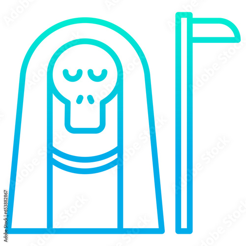 Outline gradient Reaper icon