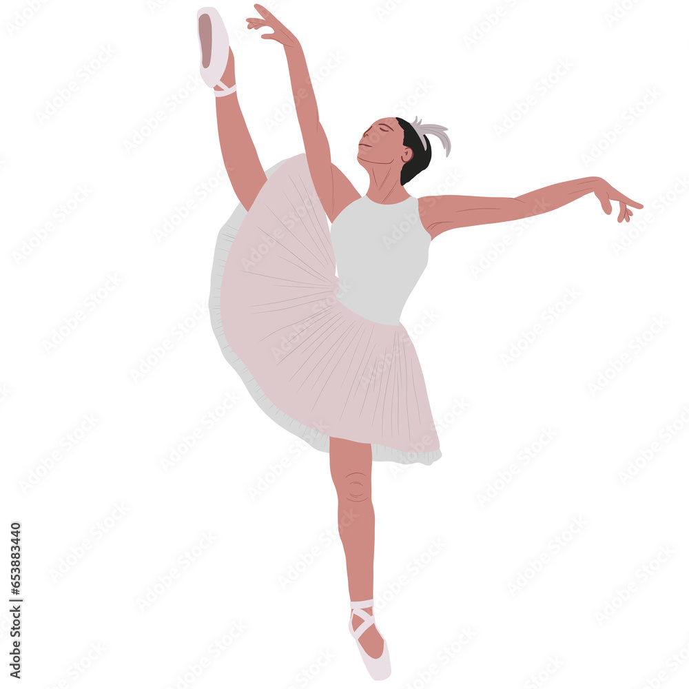 ballet dancer isolated ballet dancer isolated