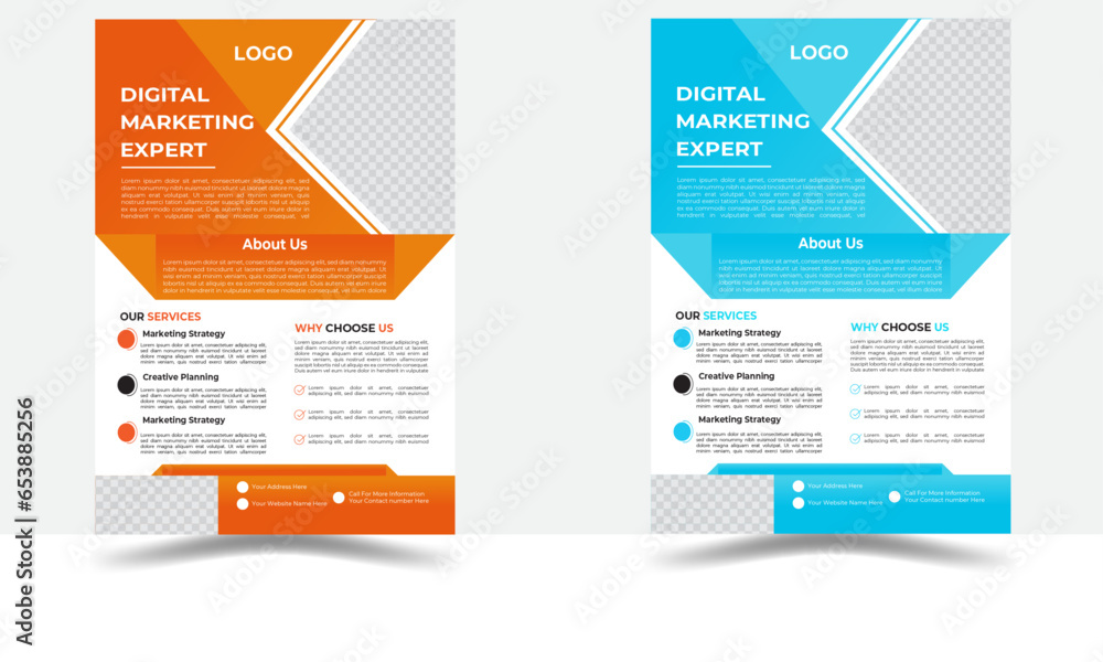 Obraz premium Business brochure design, cover modern layout, annual report, poster, flyer design A4 template