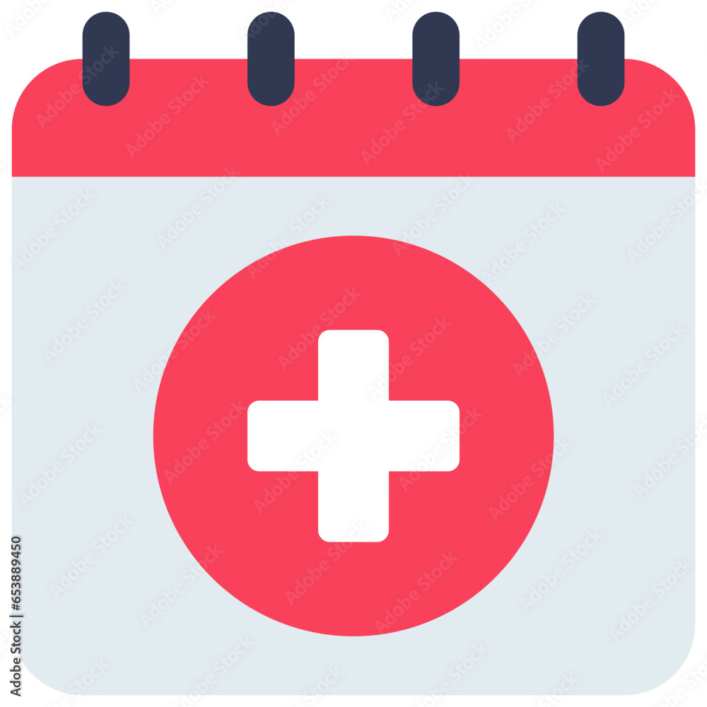 Fototapeta premium Doctors Appointment Calendar Icon