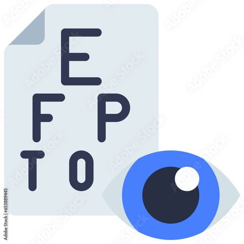 Vision Check Paper Icon