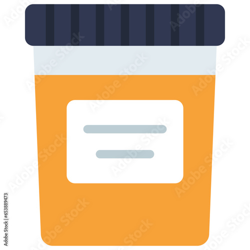 Urine Test Beaker Icon