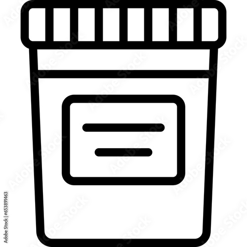 Urine Test Beaker Icon
