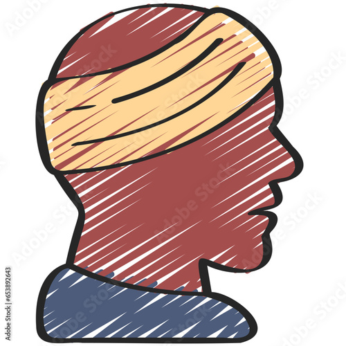 Head Injury Bandages Icon