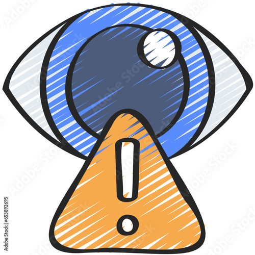 Vision Warning Icon