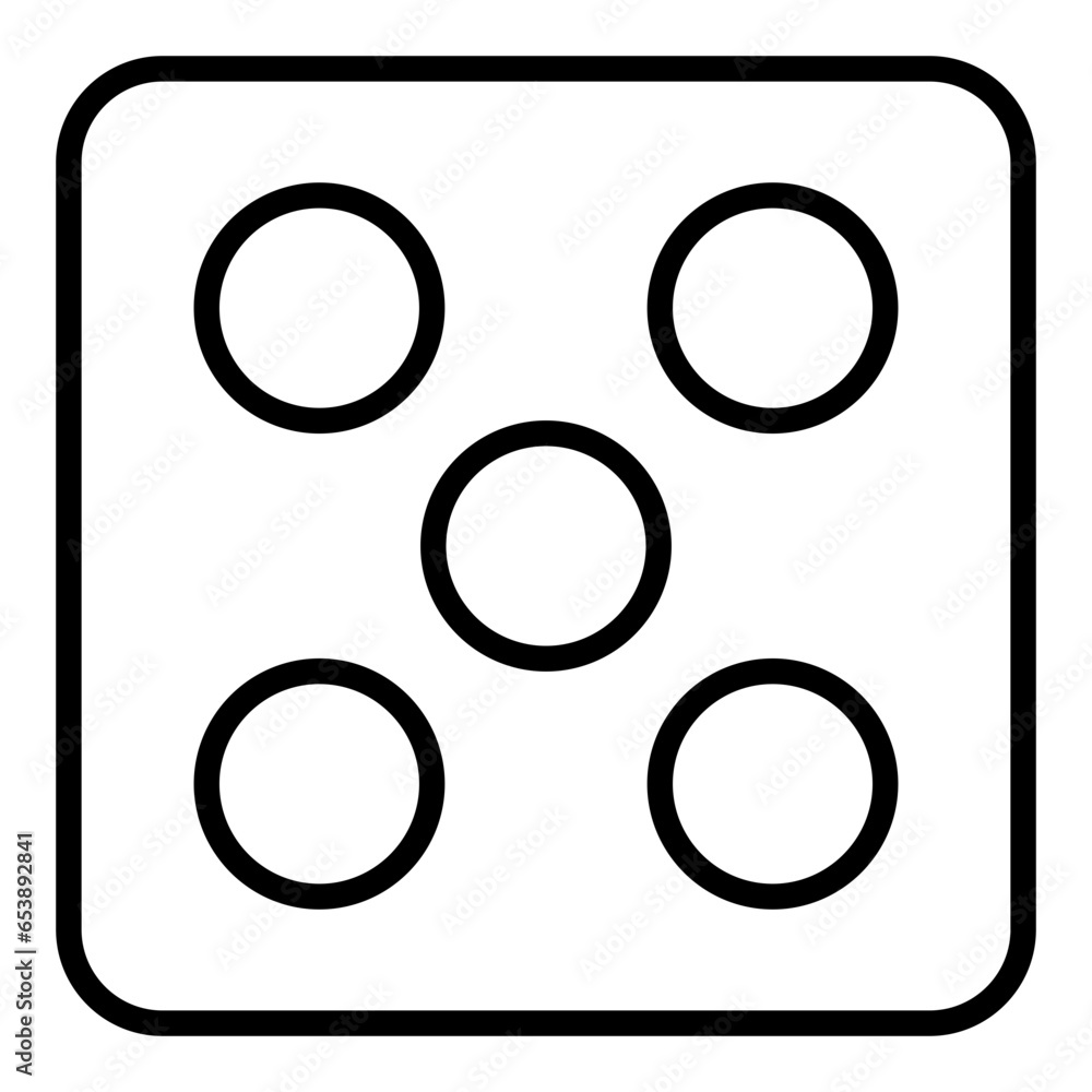 Outline Dice icon Outline Dice icon