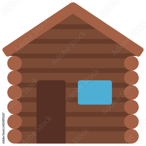 Log Cabin Icon