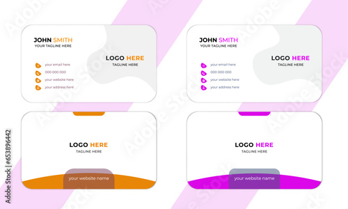 Modern Business Card Design Template