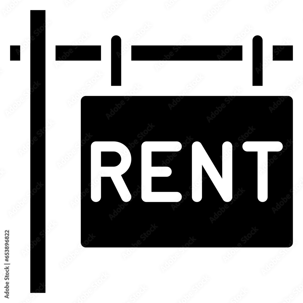Rent Sign Icon