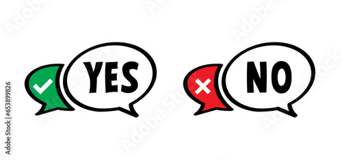 Yes or no sign. do's en don'ts or do and don't, check mark. Compliments, Vector do and dont checklist, okey, yes, like hand thumb up or thumbs down. Unlike or dislike compliment. Good finger.