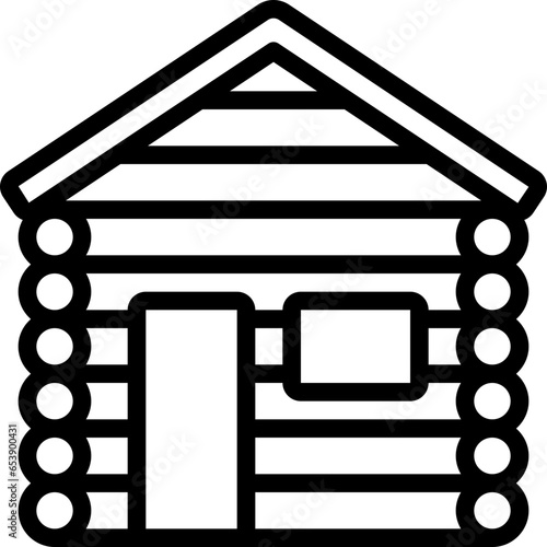 Log Cabin Icon