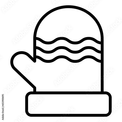 Outline Mittens icon