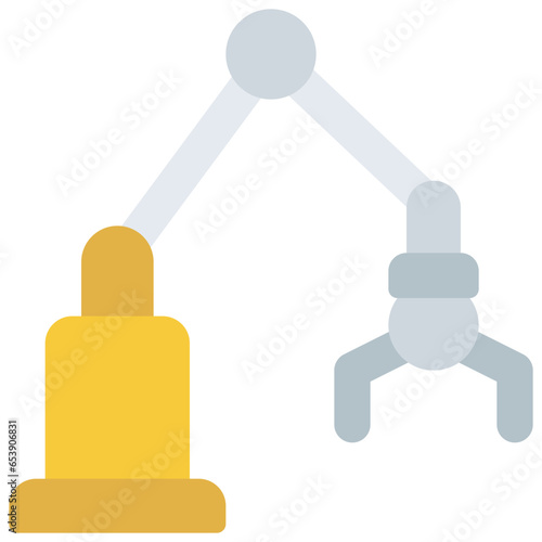 Robotic Assembly Arm Icon