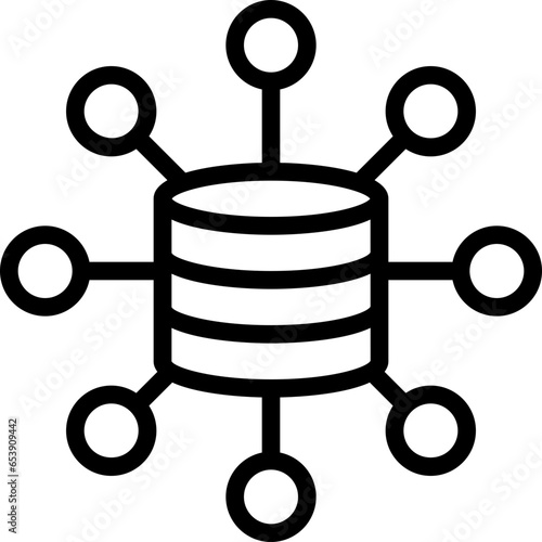 Data Distribution Icon