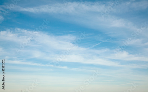 blue sky with clouds