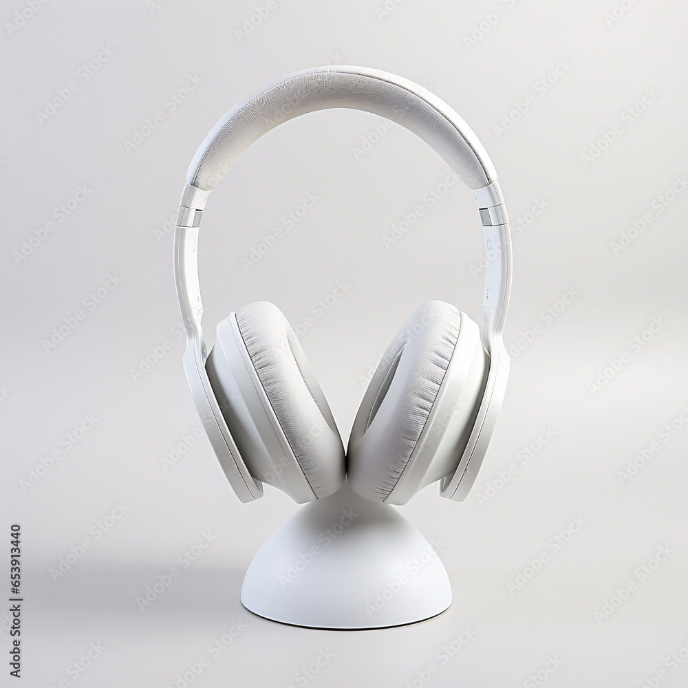 Modern Bluetooth headphones represent a pinnacle of audio technology and convenience. These sleek and wireless marvels have revolutionized the way we experience music, Generative AI Illustration. Modern Bluetooth headphones represent a pinnacle of audio technology and convenience. These sleek and wireless marvels have revolutionized the way we experience music, Generative AI Illustration.