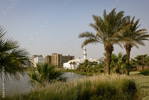 Jaffali Mosque near the lake in Jeddah Al Balad area Saudi Arabia photo