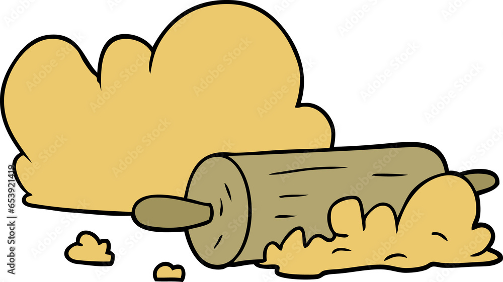 cartoon rolling pin and dough cartoon rolling pin and dough