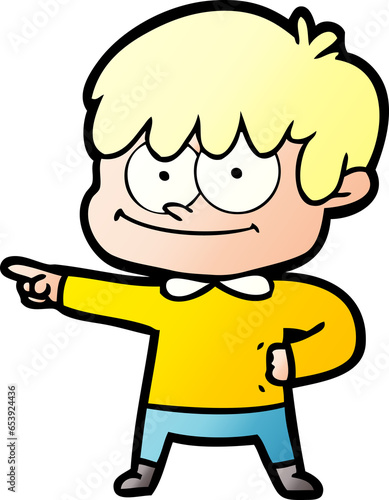 Photos happy cartoon man