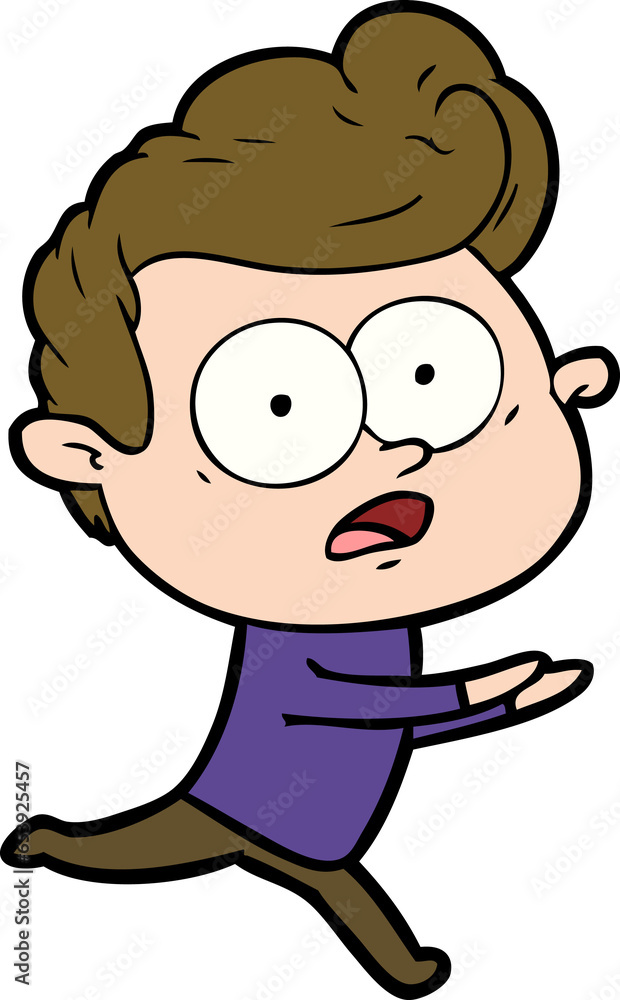 cartoon staring man cartoon staring man