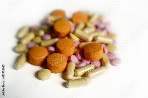 Multivitamin pills and capsules