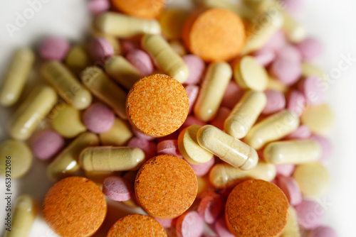 Multivitamin pills and capsules
