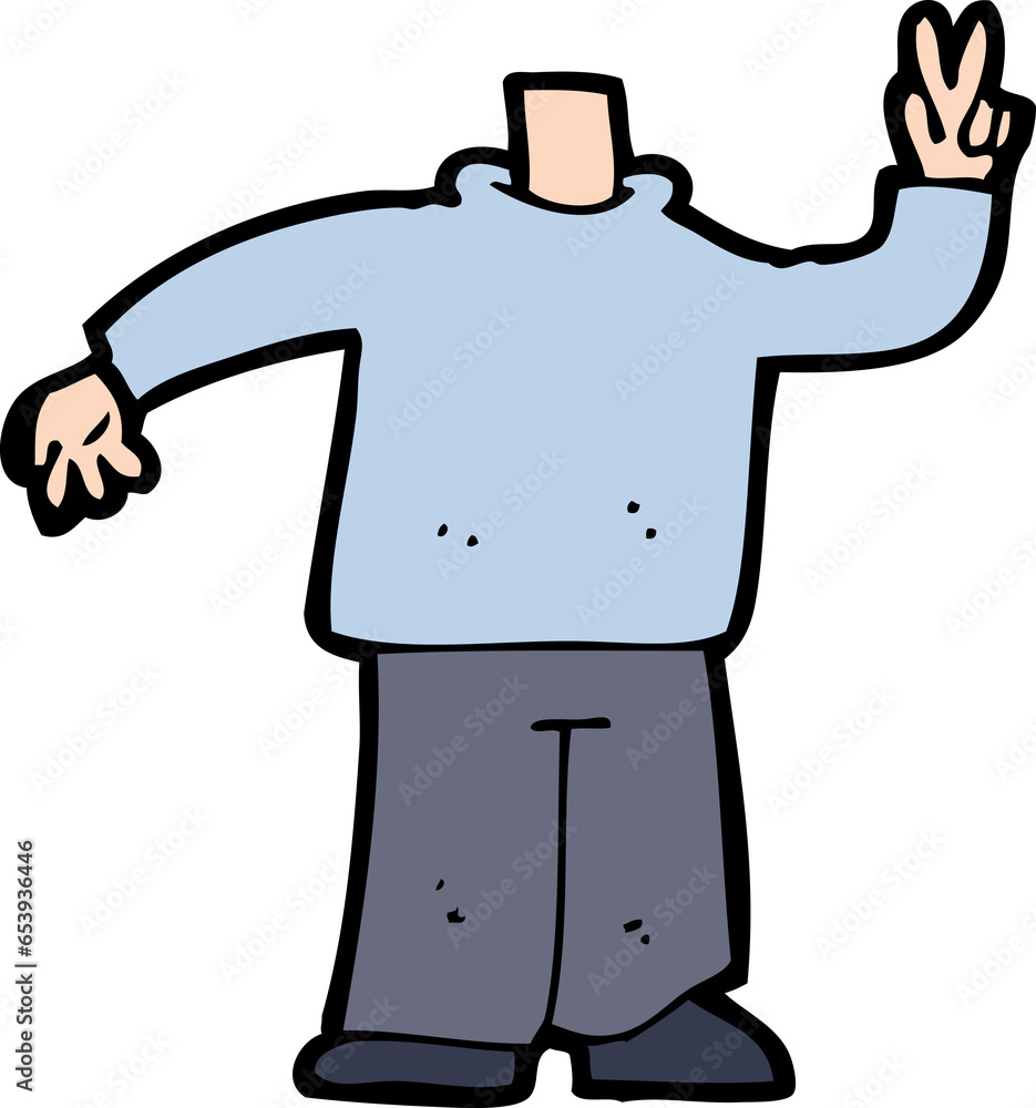 cartoon body giving peace sign (mix and match cartoons or add own photos) cartoon body giving peace sign (mix and match cartoons or add own photos)