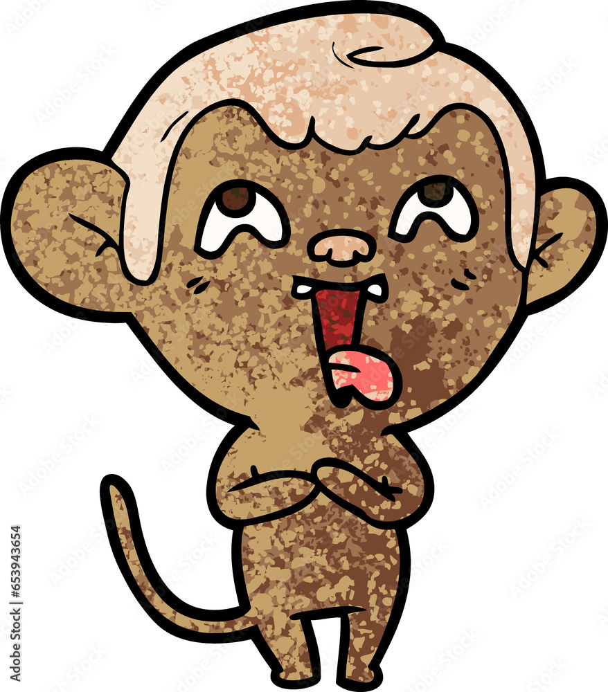 crazy cartoon monkey crazy cartoon monkey