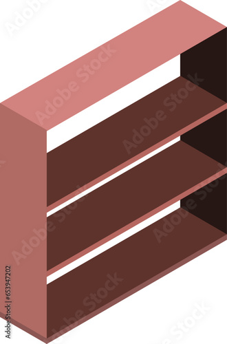 Estante em perspectiva