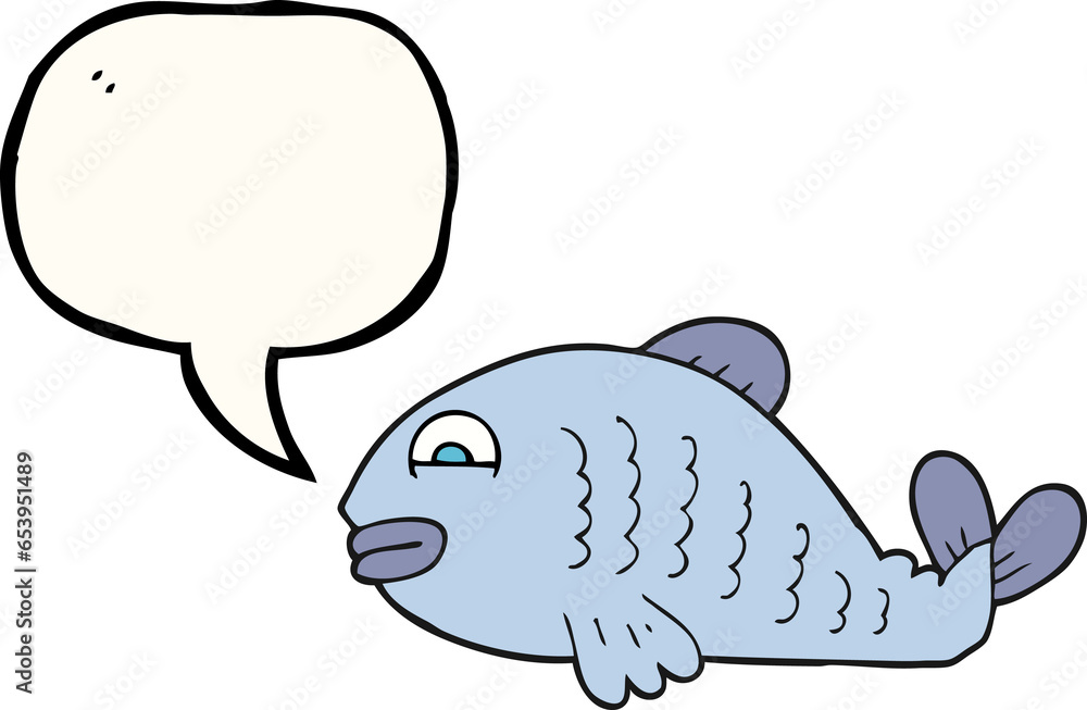 freehand drawn speech bubble cartoon fish freehand drawn speech bubble cartoon fish