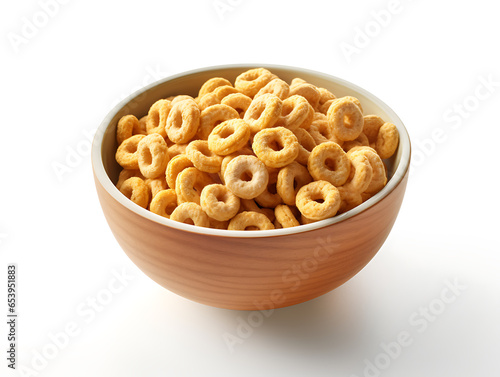 Bowl of whole grain cheerios cerea