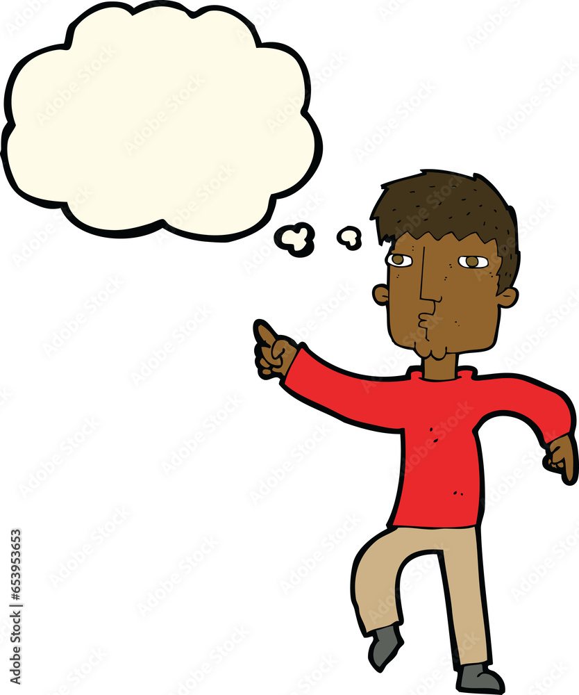 cartoon dancing man with thought bubble cartoon dancing man with thought bubble