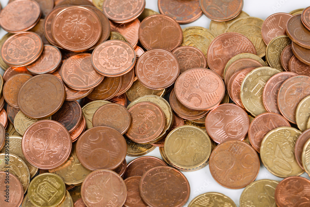 Euro coins background. Close-up of euro coins. Money background.Coins stacked on top of each other in different positions
Euro coins background. Close-up of euro coins. Money background.Coins stacked on top of each other in different positions