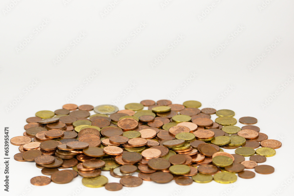 Euro coins background. Close-up of euro coins. Money background.Coins stacked on top of each other in different positions
Euro coins background. Close-up of euro coins. Money background.Coins stacked on top of each other in different positions