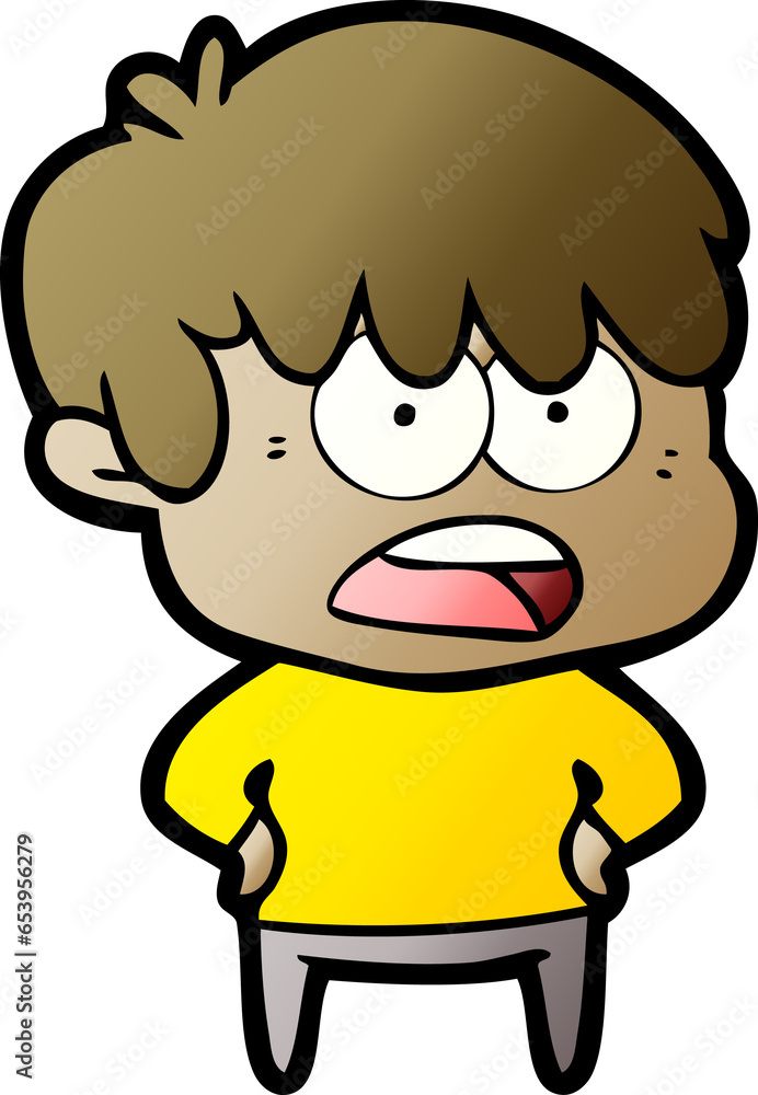 worried cartoon boy worried cartoon boy