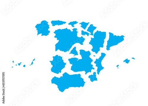 spain spanish map spanish autonomous regions madrid spanish regions spanish provinces spanish subdivisions spain autonomous regions spain autonomous communities    photo