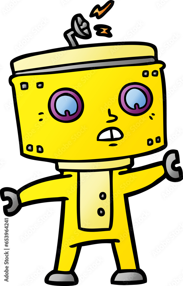 cartoon robot cartoon robot