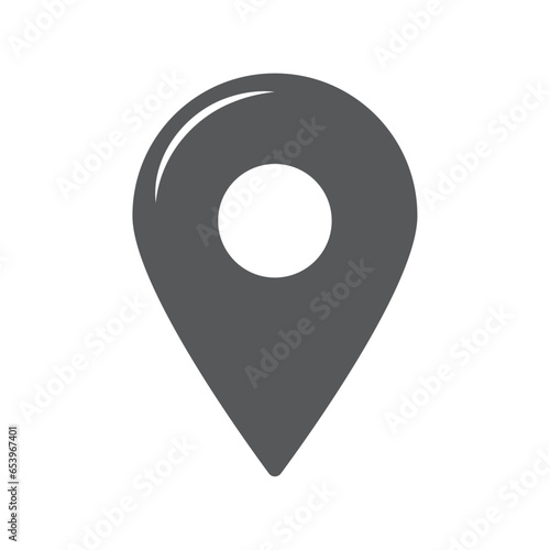 pin icon localitation colorless