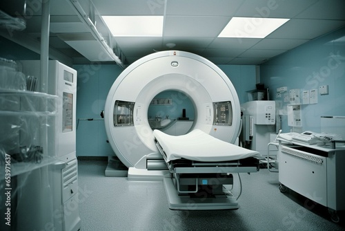 Hospital scan photo. Generative AI