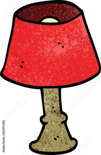 cartoon doodle house lamp © lineartestpilot